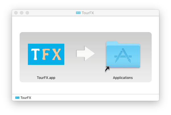Копирование TourFX в Applications